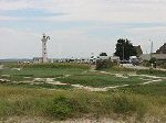 De vuurtoren en de kampeerplaats in le Hourtel