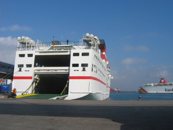 In de haven van Algeciras