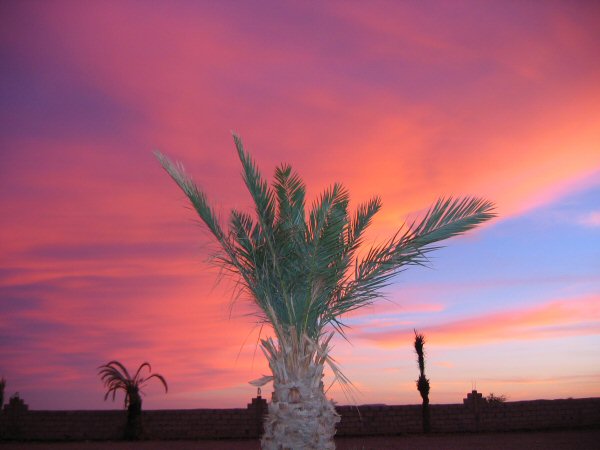 Prachtige zonsondergang