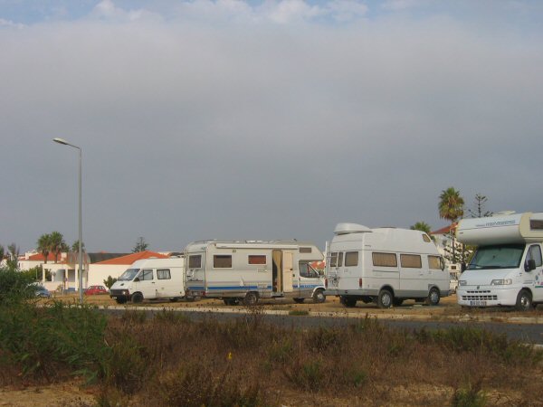 Parking in Porto Covo