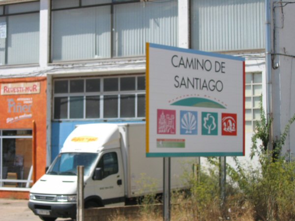 Op weg naar Santago de Compostela