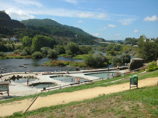 De thermen in Ourense