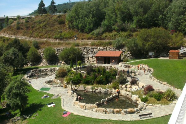 De thermen in Ourense