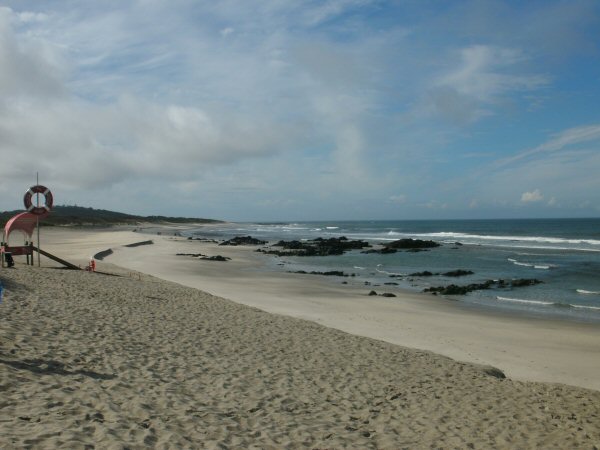 Wandeling langs het strand