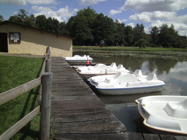 Pedalos op het meer