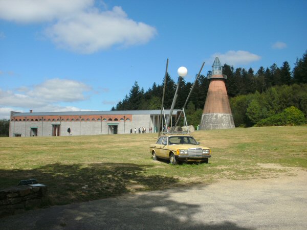 Kunstwerk op het eiland