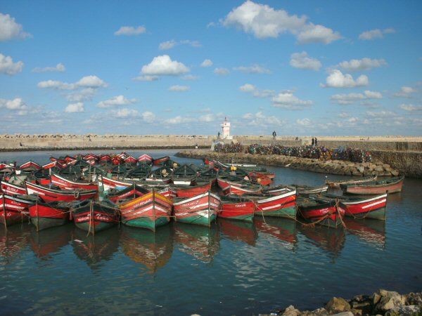 De haven van El Jadida