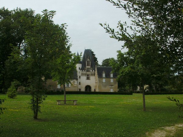 Achterkant van het kasteel