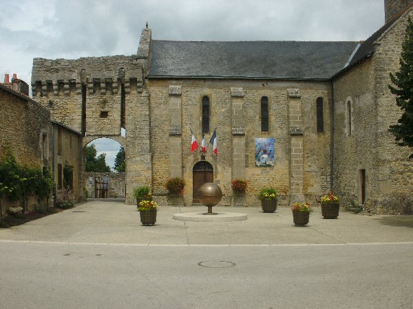 Zicht op de kerk