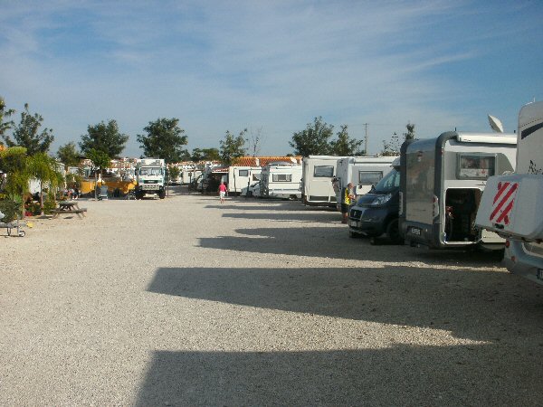 Motorhomes op parking