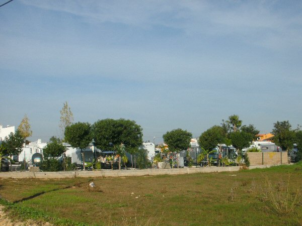 Motorhomes op parking