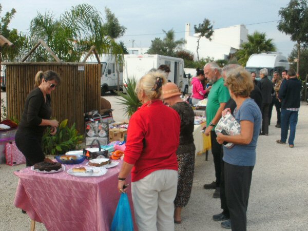 Kunstmarkt op de camping