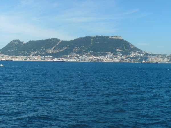 Gibraltar in zicht