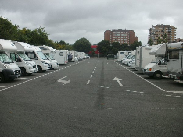 Motorhomes op de parking