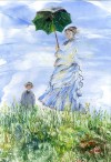 De Wandeling - Dame met Parasol